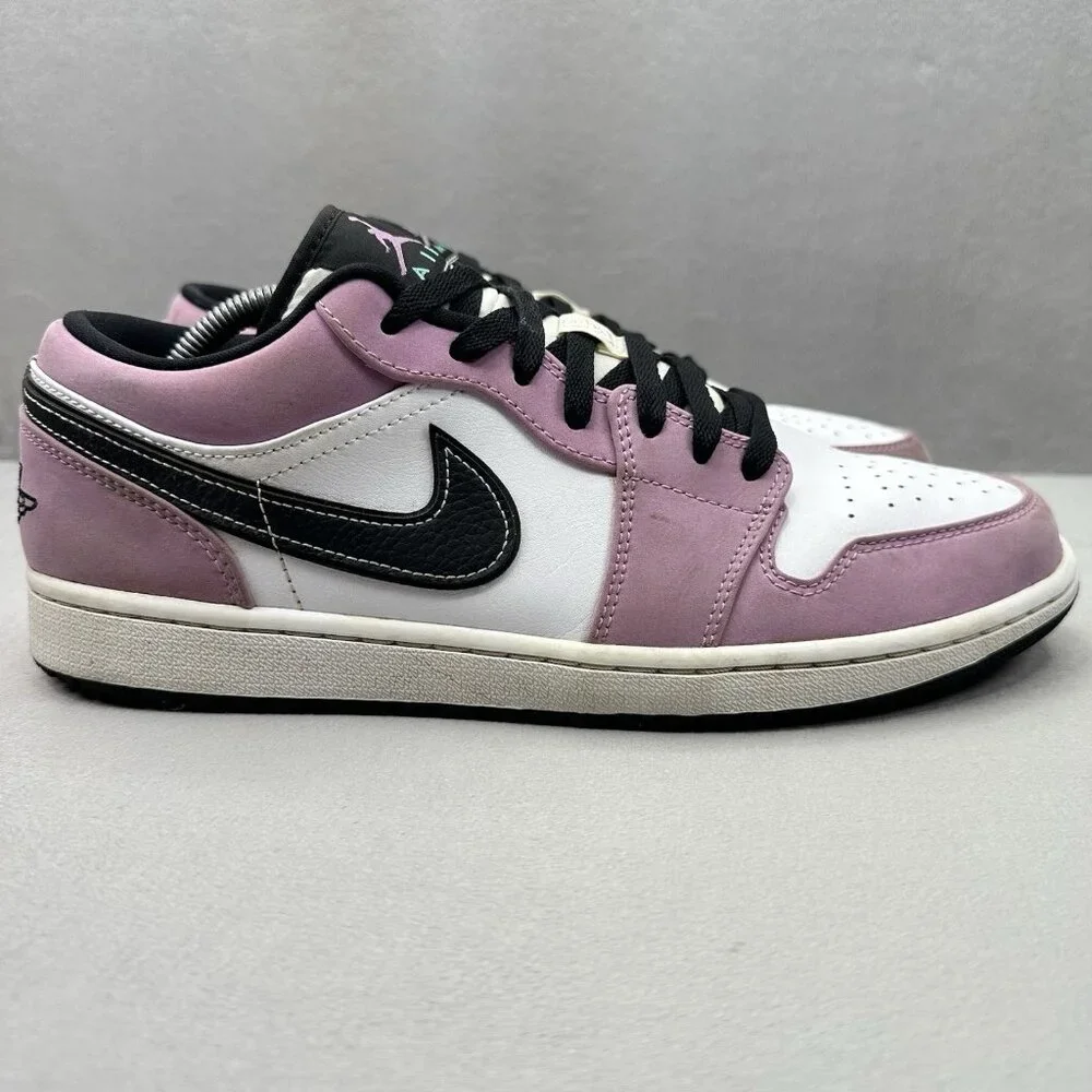 Mens Size 11 Nike Air Jordan 1 Low SE 'Violet Shock' Shoes‎ Light Purple 2021